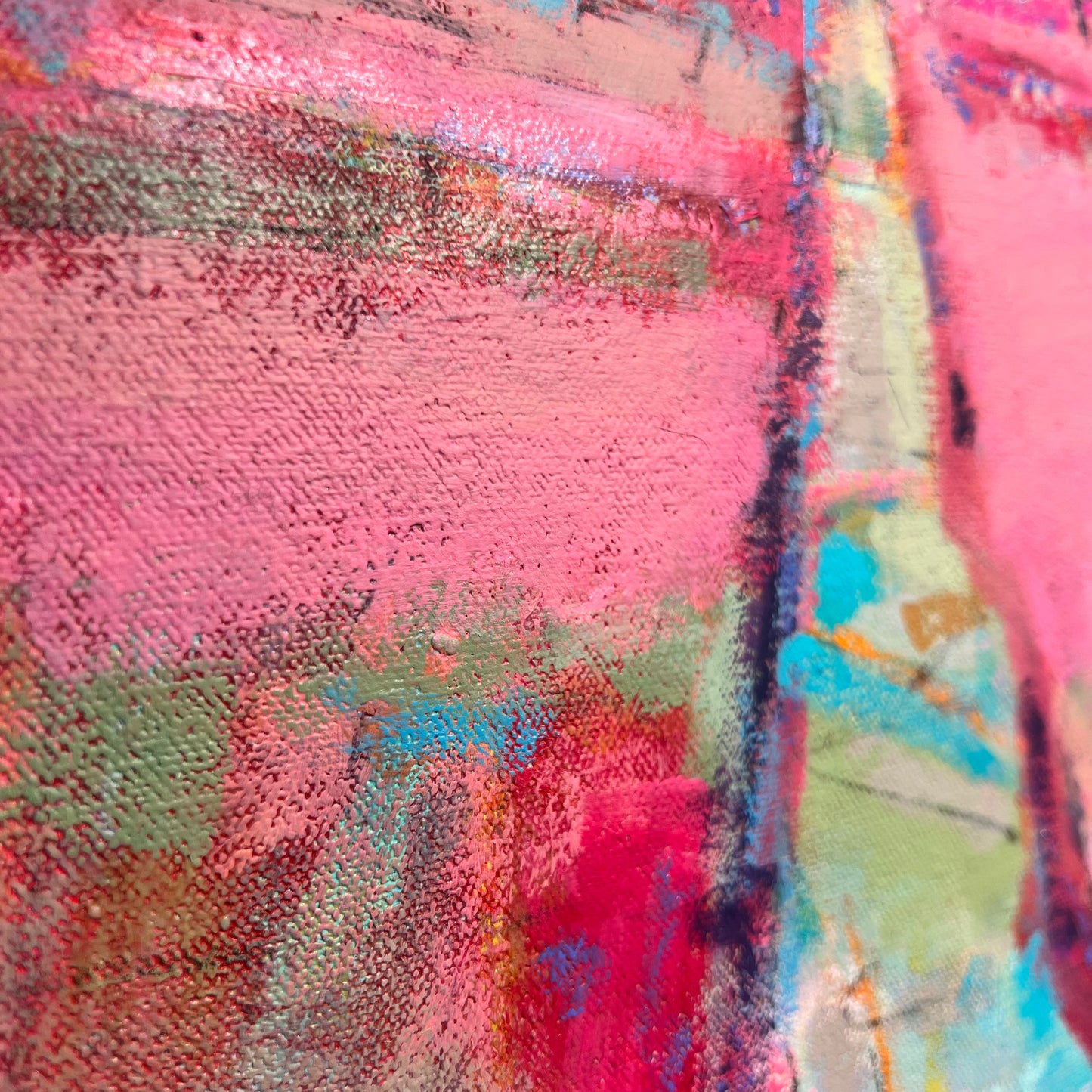 Field Flow With Pinks