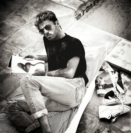 George Michael - St Tropez Villa (b/w)
