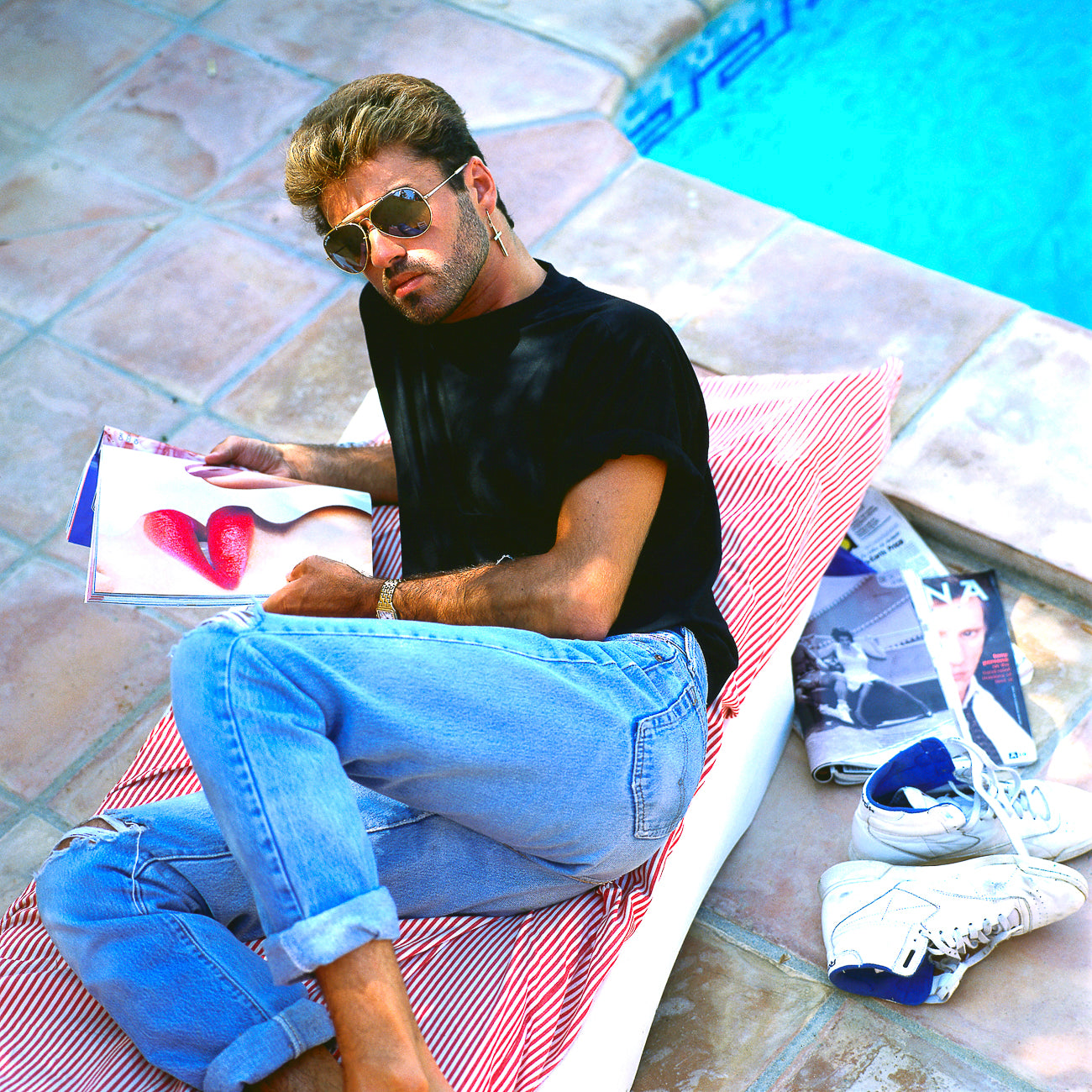 George Michael - St Tropez Villa (colour)