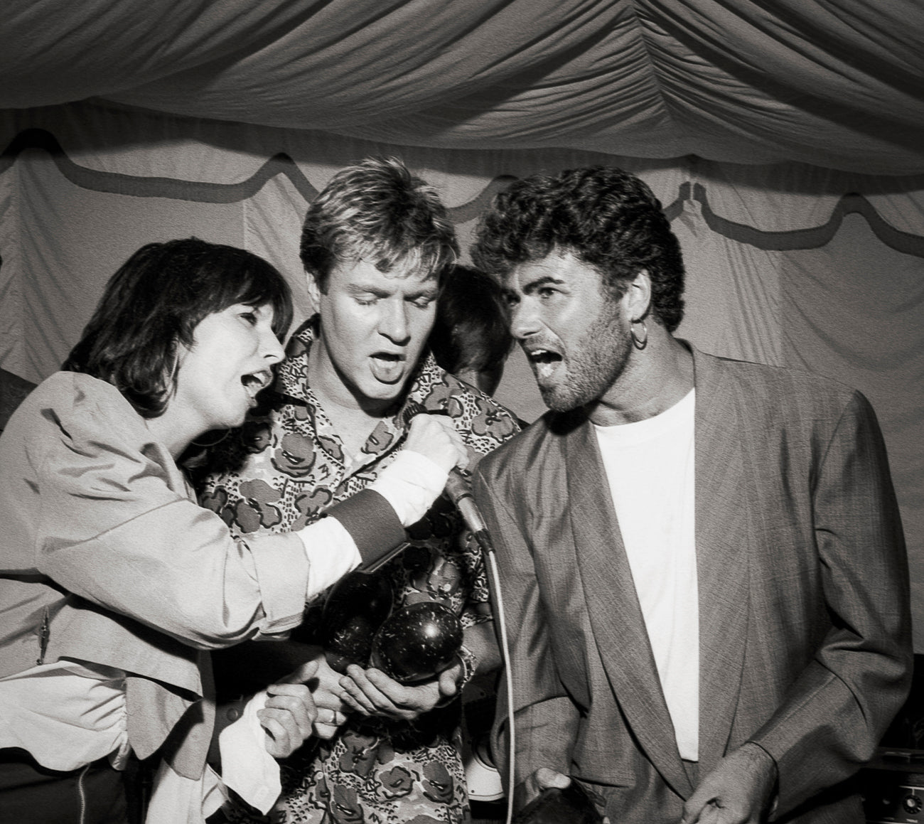 George Michael, Simon LeBon, Chrissie Hynde - Bob Geldof & Paula Yates Wedding - 1986