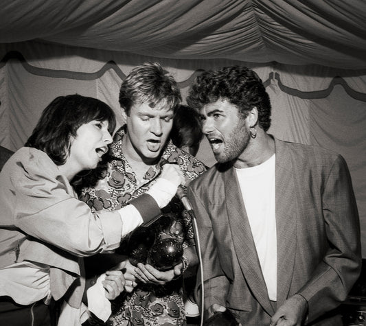 George Michael, Simon LeBon, Chrissie Hynde - Bob Geldof & Paula Yates Wedding - 1986