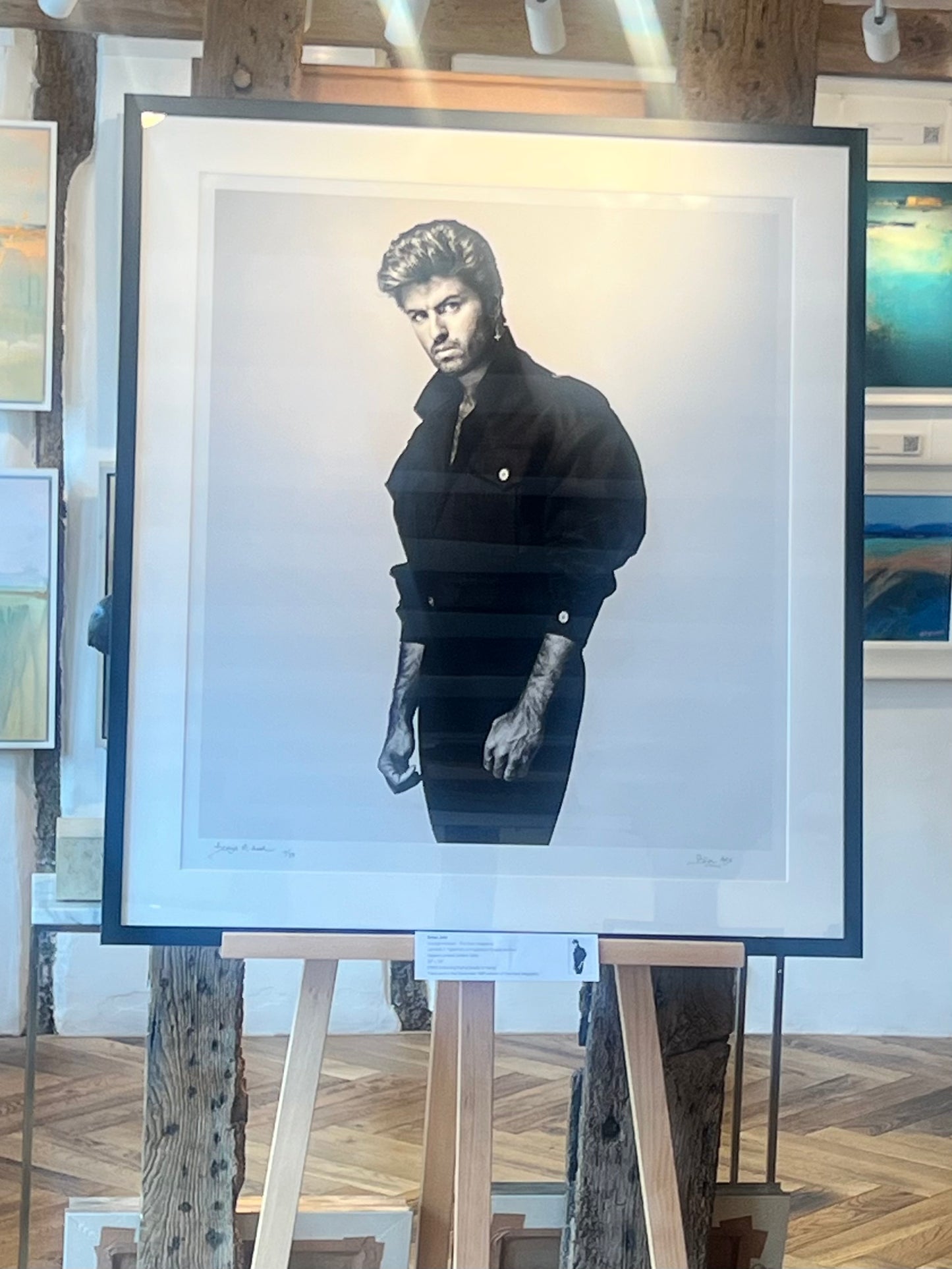 George Michael - The Face Magazine - 1987 - FRAMED (and mounted)