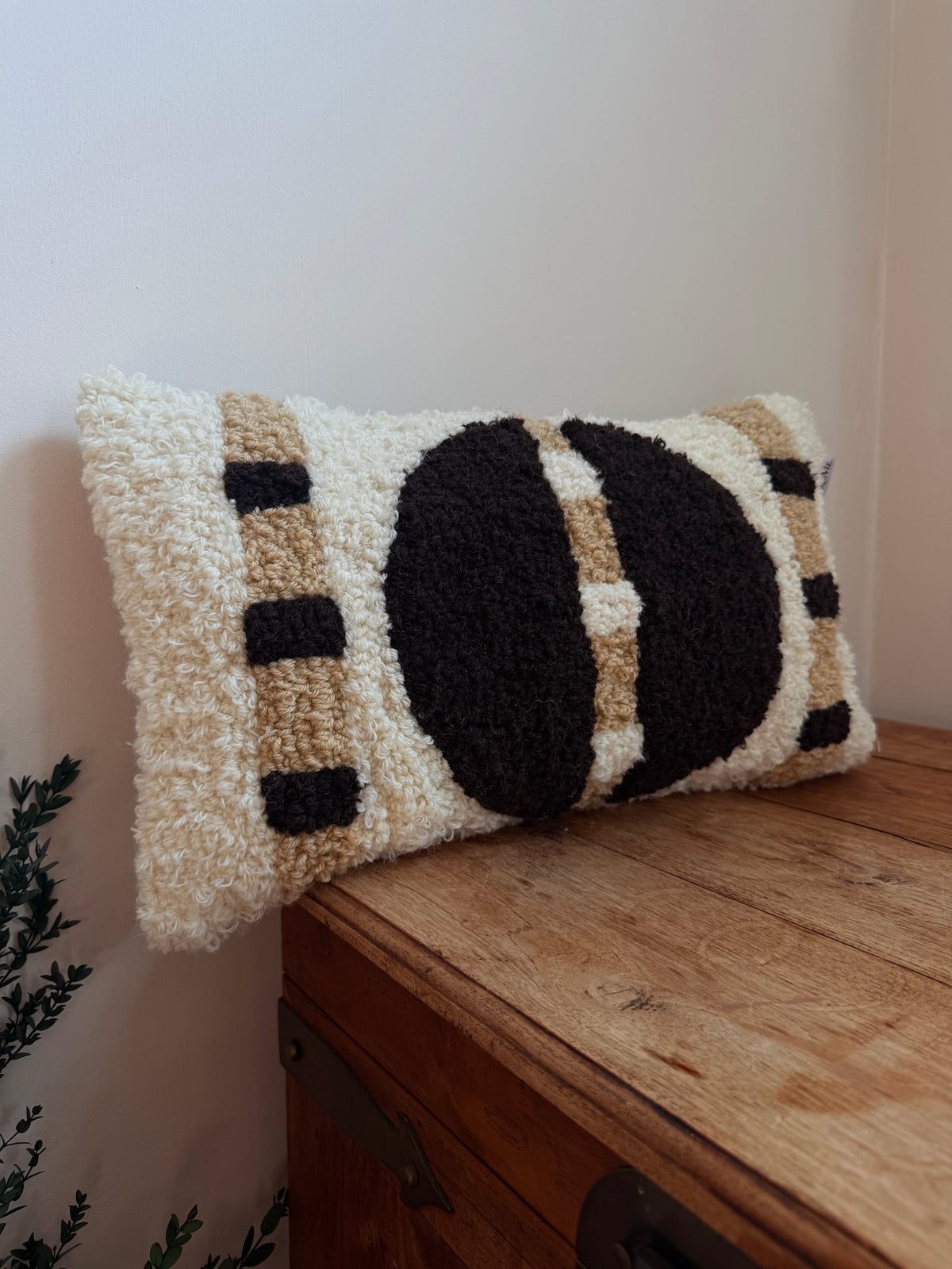 British wool + linen handmade cushions