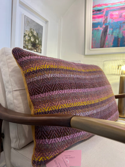 Hand Woven Shetland Wool Cushion