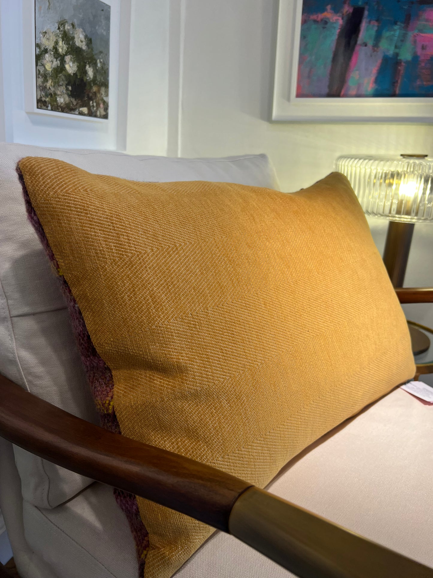 Hand Woven Shetland Wool Cushion