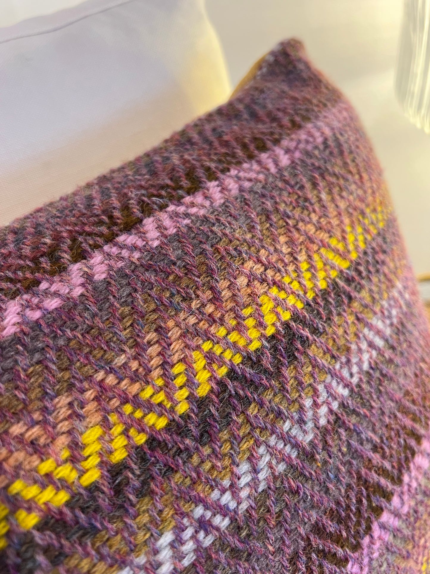 Hand Woven Shetland Wool Cushion