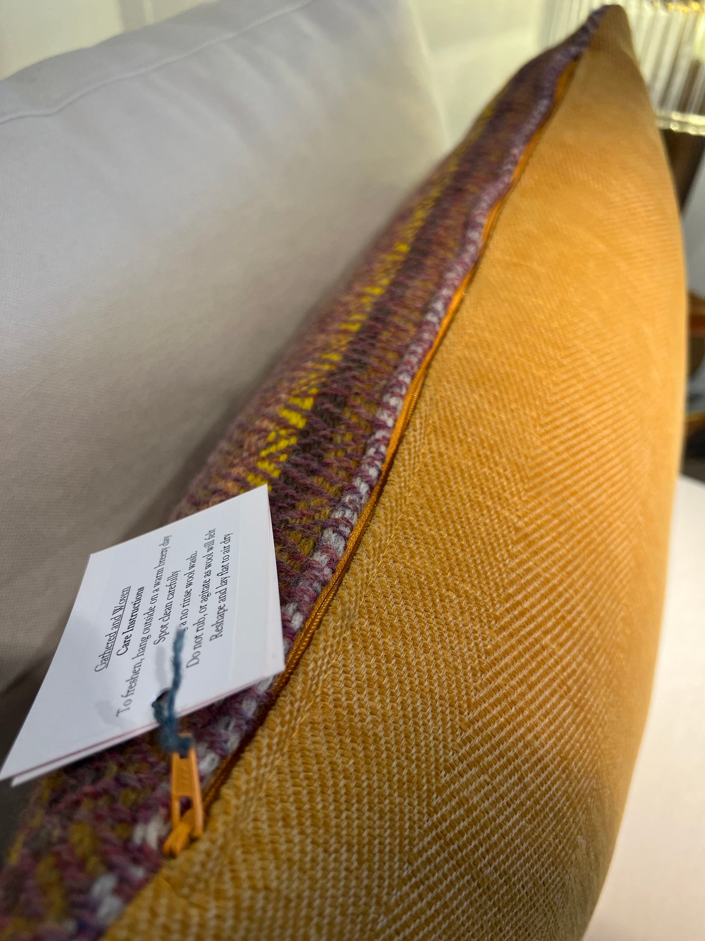 Hand Woven Shetland Wool Cushion