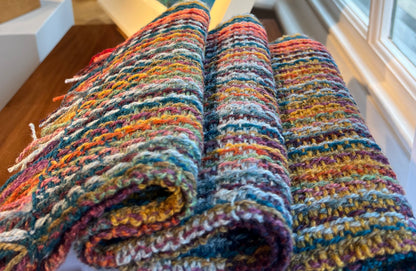 Handmade woven scarf