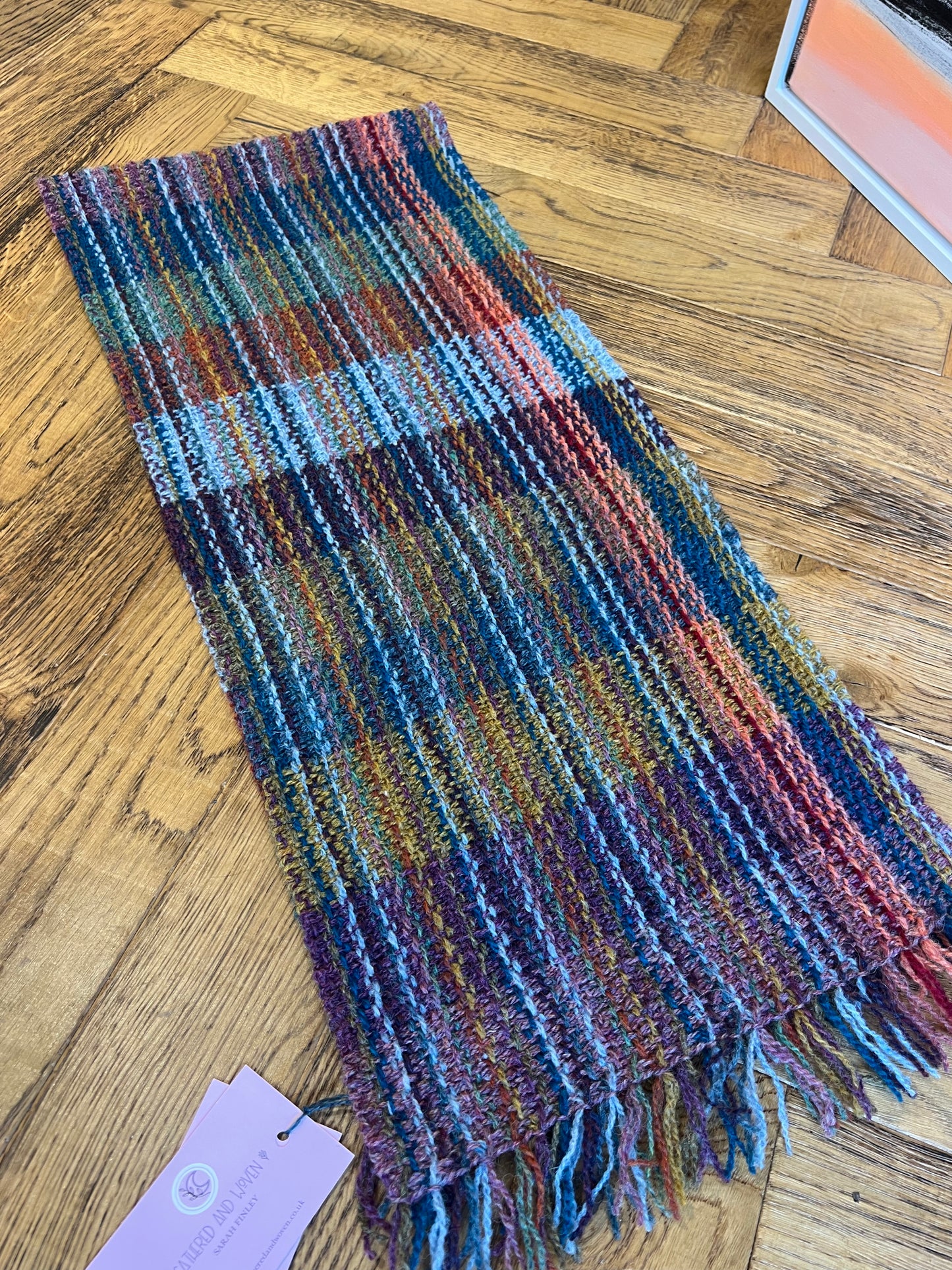 Handmade woven scarf
