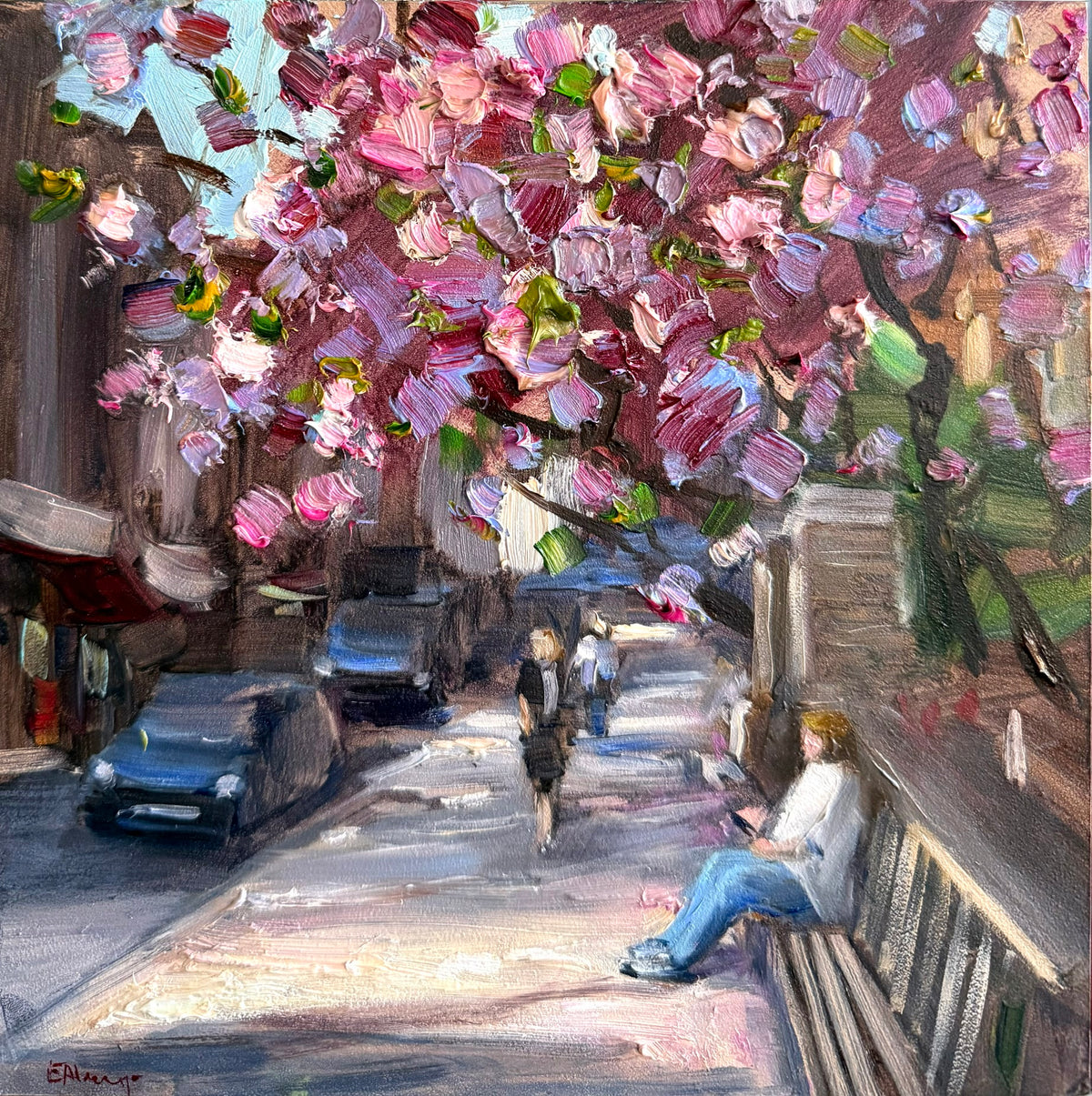 Spring in Hampstead. Fitzjohn’s Avenue